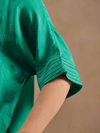 Emereld Green - Soft Silk Kurta Set