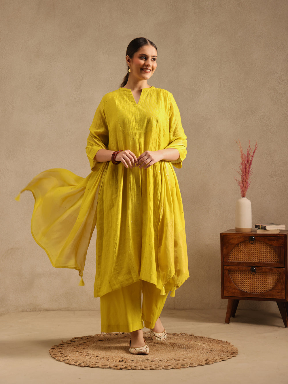 Amaltas Yellow  - Mantra Kurta set