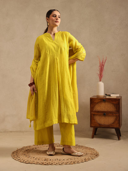 Amaltas Yellow  - Mantra Kurta set