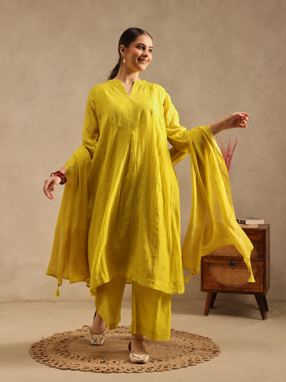Amaltas Yellow  - Mantra Kurta set