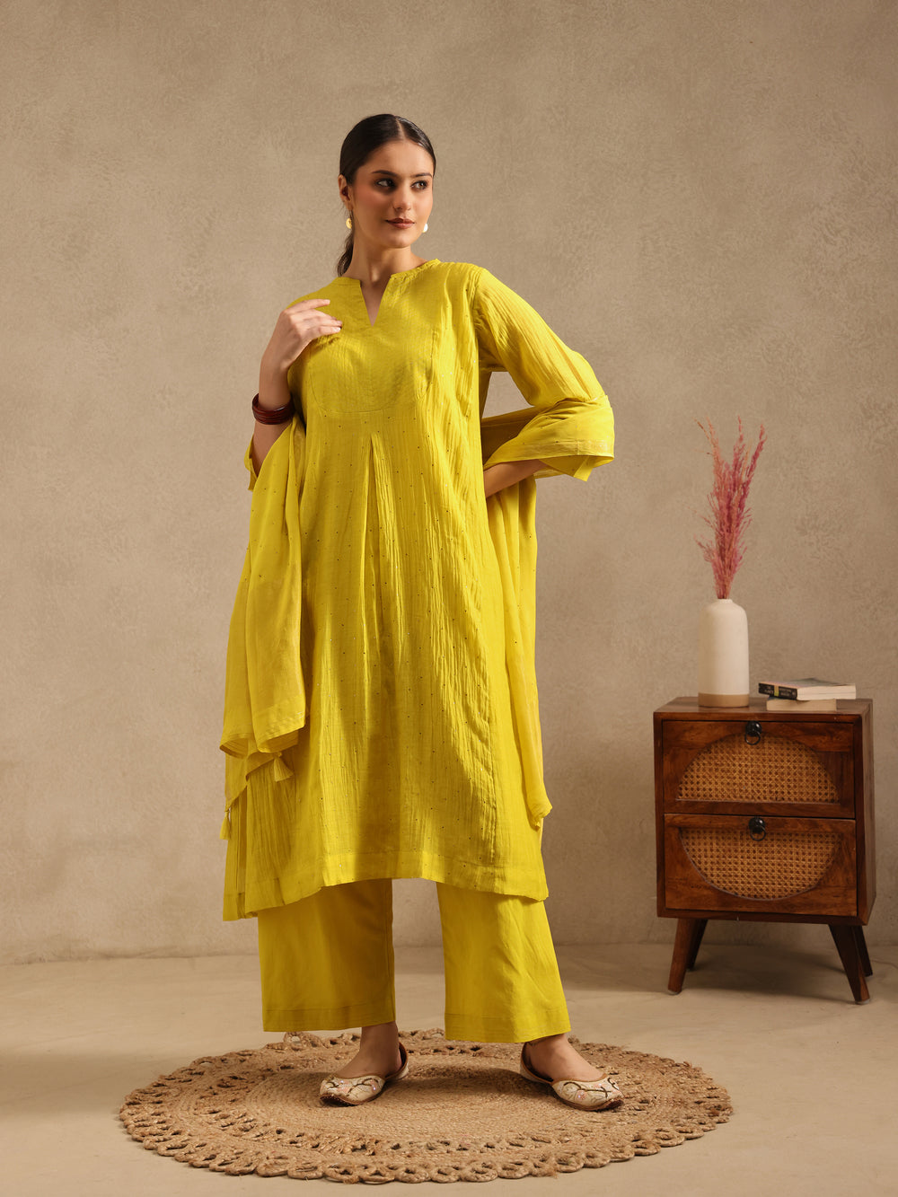 Amaltas Yellow  - Mantra Kurta set