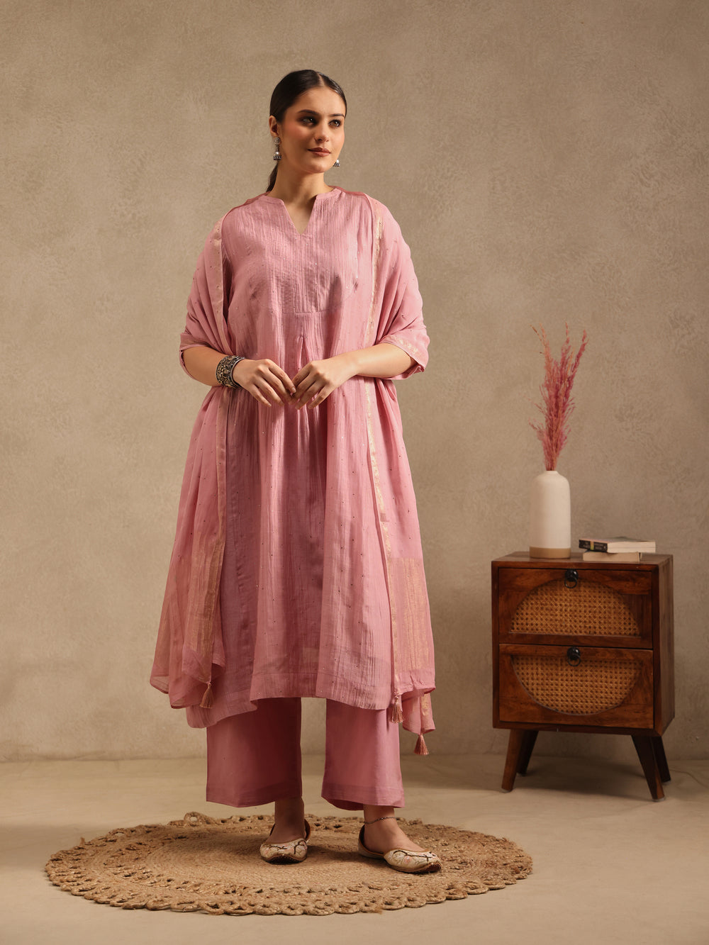Dusty Pink  - Mantra Kurta set