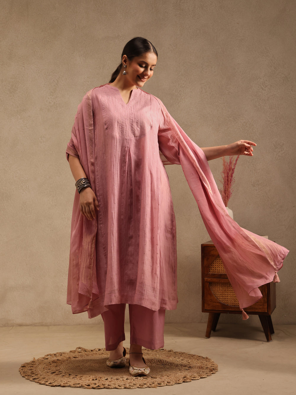 Dusty Pink  - Mantra Kurta set