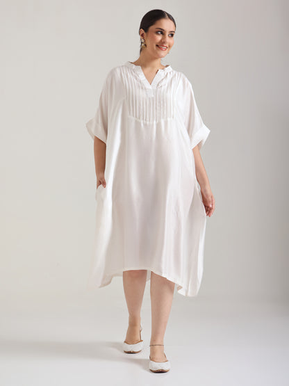 White - Soft Silk Kurta set