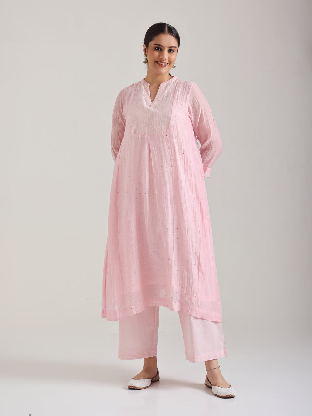 Chalk Pink  - Mantra Kurta set
