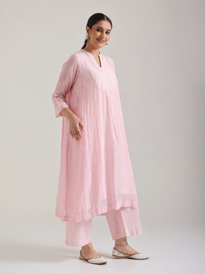 Chalk Pink  - Mantra Kurta set