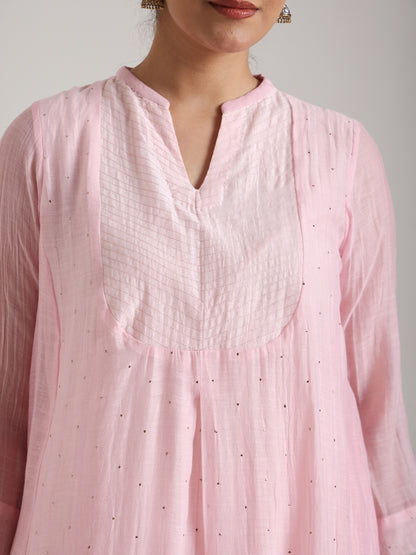 Chalk Pink  - Mantra Kurta set