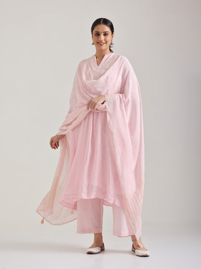 Chalk Pink  - Mantra Kurta set