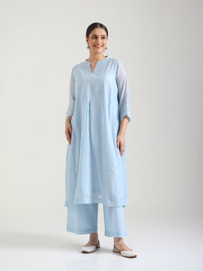 Powder Blue - Mantra Kurta Set