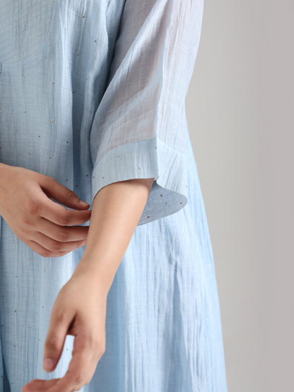 Powder Blue - Mantra Kurta Set