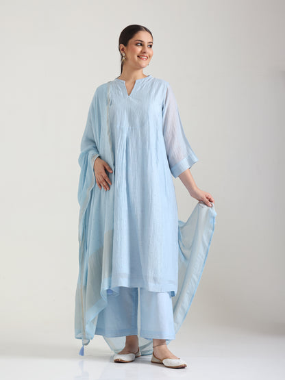 Powder Blue - Mantra Kurta Set