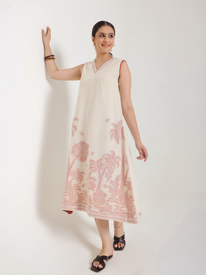 Beach Palm Dress