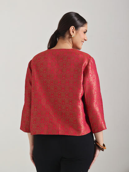 Red Brocade Jacket