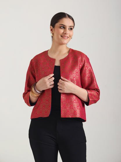 Red Brocade Jacket