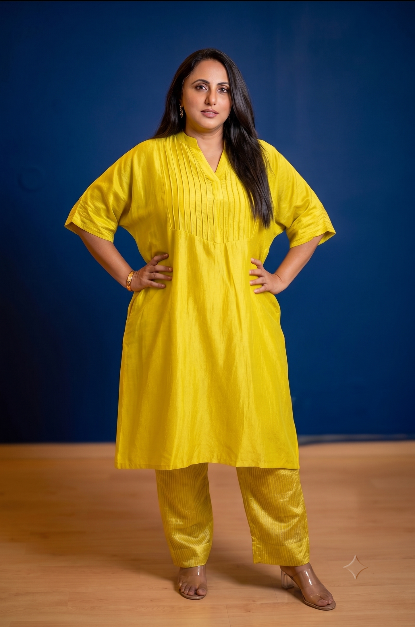 Sunshine Yellow Cotton Co-ord Set