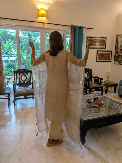 Golden Kaftan set